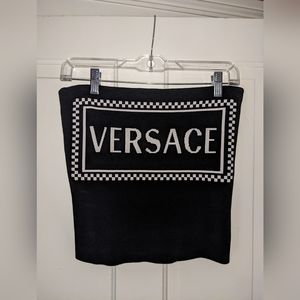 Versace Knit Tube Top